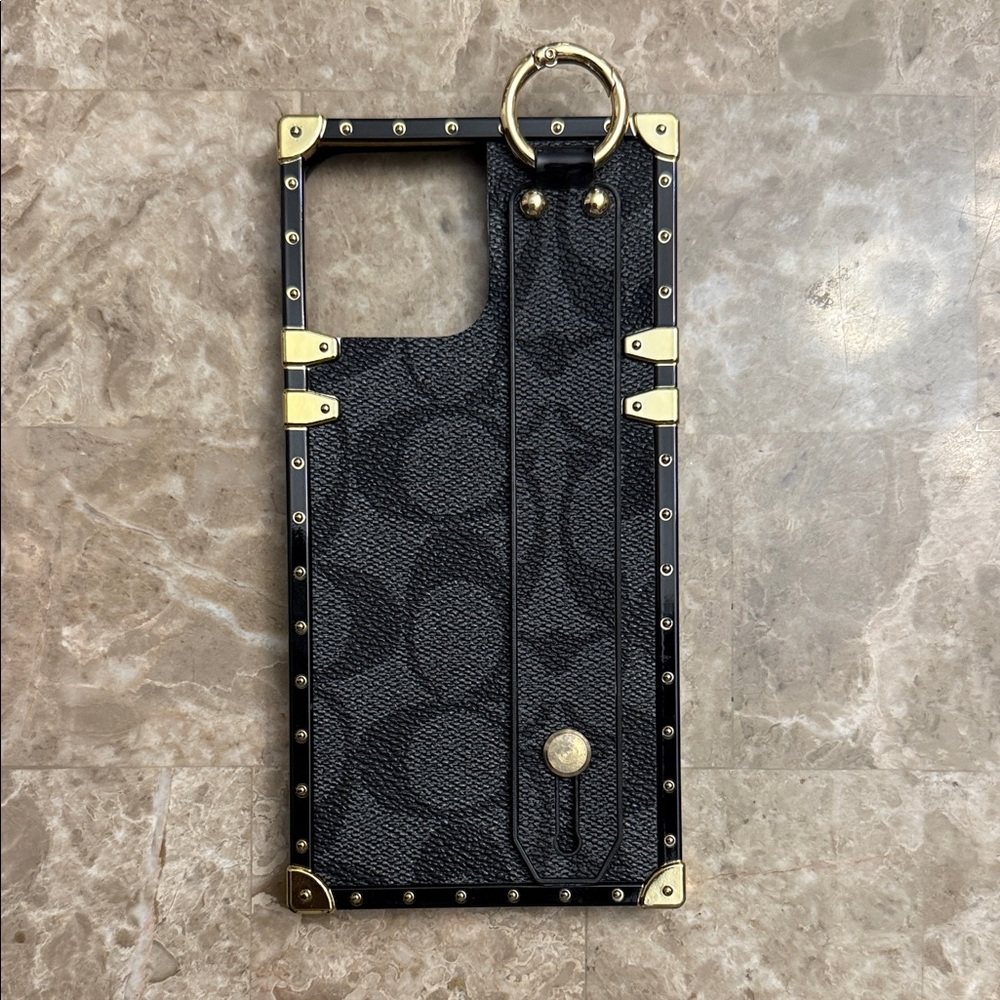 Luxury Black and Gold IPhone 13 Pro Max Case